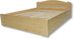 Eger Zsolt ágyneműtartós fenyő natúr lakkozott 200x200