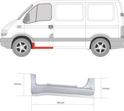 Iveco New Daily 2006-2011 - Küszöb bal (első ajtó alatti)