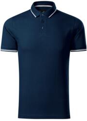 MALFINI Pique férfi galléros póló Perfection Plain - Tengerészkék | XXXL (2510218)
