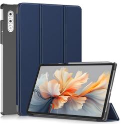  LEATHER Capac cu balamale pentru Lenovo Yoga Tab Plus albastru