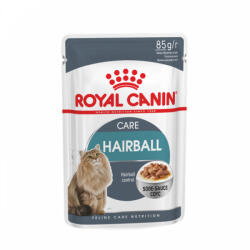 Royal Canin HAIRBALL CARE - szószos nedves táp felnőtt macskák részére a szőrlabdák könnyebb eltávozásáért (12*85g) - krizsopet