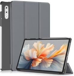  LEATHER Capac cu balamale pentru Lenovo Yoga Tab Plus gri