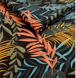  Jazzy 4 - Színes levélmintás bútorszövet