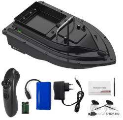  D16 Carbon Carp Horgász Etetőhajó Akkumulátorral, Ajándék Táskával
