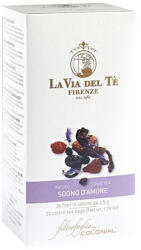 La Via del Tè Gyümölcstea LA VIA DEL TÉ Szerelmi álom 15x2, 5 g (CR17) - papir-bolt