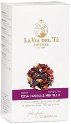 La Via del Tè Herbatea LA VIA DEL TÉ csipkebogyó-áfonya 15x2, 5 g (CR103)