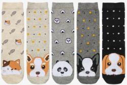  Női normál szárú zokni 5pár (WP2088)