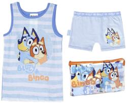  DISNEY Bluey trikó + boxer szett, rövid pizsama ajándék neszesszer 2 év (92 cm)