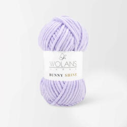  Wolans Bunny Baby Shine, csillogós plüss fonal 820-15 Orgona lila