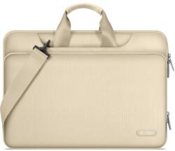 Laptop táska, 13 - 14" készülékhez, vállpánttal, TP Pocket Bag, bézs - domshop