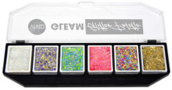 VIVID Glitter csillámkrém Vivid Dream 6 színű paletta - mkkreativ