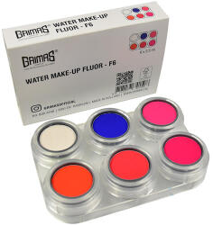 Grimas Make Up Grimas UV Fluor 6 színű arcfesték készlet