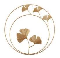  Fém falidísz Ginkgo biloba levél 28cm (DP008)