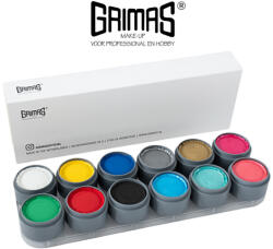 Grimas Make Up Grimas 12 színű arcfestő készlet 6/P6 XL