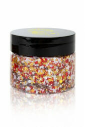 PXP Professional Colours PXP chunky csillámkrém - piros-fehér-arany 40ml
