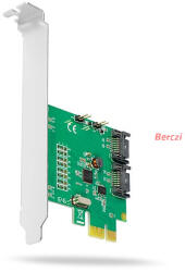 BLACKBIRD PCI-E Bővítőkártya 2xSATA (BH1298) - berczitech