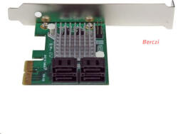 BLACKBIRD PCI-E Bővítőkártya 4xSATA (BH1299) - berczitech