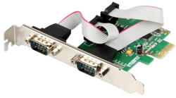 BLACKBIRD PCI-E Bővítőkártya 2x Soros RS-232 port (BH1261) - berczitech