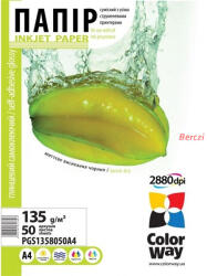 COLORWAY Fotópapír, fényes öntapadó (glossy self-adhesive), 135 - 80g/m2, A4, 50 lap (PGS1358050A4) - berczitech
