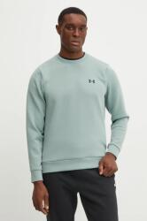 Under Armour felső Unstoppable Fleece Crew zöld, férfi, nyomott mintás, 1389351 - zöld L