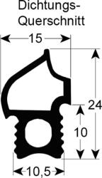 Ajtótömítés 10.10 Convotherm 4
