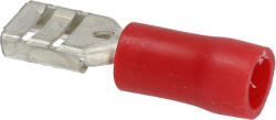 KÁBEL VÉGZŐDÉS PIROS N 4, 8x0, 8 mm 100 DB