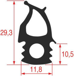  TÖMÍTÉS SÜTŐAJTÓHOZ 1475x660 mm - gastrobolt - 80 990 Ft