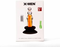 X-Men Dop anal cu vibratii si ventuza X-MEN 2