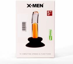 X-Men Dop anal cu vibratii si ventuza X-MEN 1
