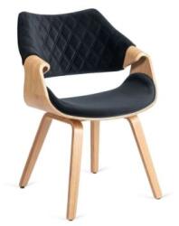 Scaun Bucatarie Si Dining LUISE Catifea Negru