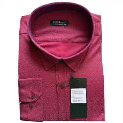 EGO MAN cămașă bărbați EGB-501-1 supradimensionat Claret 3XL