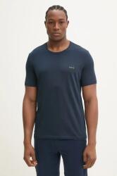 BOSS póló otthoni viseletre sötétkék, melange, 50515312 - sötétkék M
