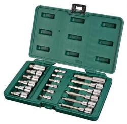 SATA imbusz dugókulcs készlet 1/4"-1/2" 18 részes (3-12 mm) (ST09053SJ)