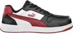 PUMA Frontcourt Blk/Wht/Red Low S3l Esd Fo Hro Sr Munkavédelmi Cipő (PUM-640200-44) - berb