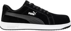 PUMA Iconic Suede Black Low S1pl Esd Fo Hro Sr Munkavédelmi Cipő (PUM-640010-46)