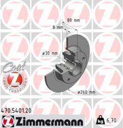 ZIMMERMANN Disc frana ZIMMERMANN COAT Z 470.5401. 20 (470.5401.20)