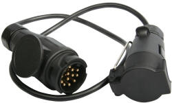 Multipa Utánfutó csatlakozó átalakító/adapter kábel 13-ról 7-pinre, 30 cm - MULTIPA