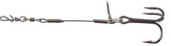 Iron Claw Rig System Stinger Single M / ragadozóhalas horogrendszer / 4 horog / 5, 5cm (8020600)