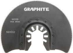 GRAPHITE FŰRÉSZLAP MULTIFUNKCIÓS GÉPHEZ, 85mm, FÁHOZ (56H002) - szerszamhaz