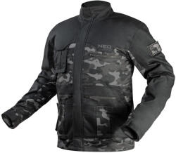 NEO TOOLS Terepmintás munkavédelmi kabát CAMO Urban, 60% pamut, 37% poliészter, 3% elasztán, M (81-212-M) - szerszamhaz