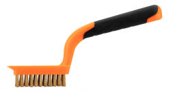 NEO TOOLS Drótkefe, sárgaréz, 5x11 sor (39-031) - szerszamhaz