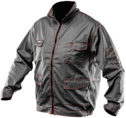 NEO TOOLS Munkavédelmi kabát, Basic, 35% pamut, 65% polyester, többfunkciós zsebek, gumírozott derék, CE EN341, M/50 (81-410-M) - szerszamhaz