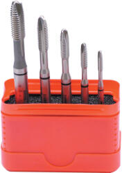 Cromwell - M3-M8 FEKETE GYŰRŰS HSS-CO EGYENES HORNYÚ TERELŐÉLES GÉPI MENETFÚRÓ KÉSZLET (5 DB-OS) (SWT1859900X)