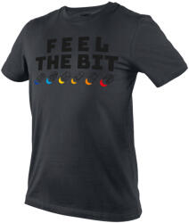NEO TOOLS Munkavédelmi póló, Feel The Bit, 100% pamut, 180g/m2, XXL (81-641-XXL) - szerszamhaz
