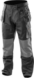 NEO TOOLS Munkásnadrág, HD, L/54 65% poliészter, 35% pamut, 267g/m2, térdprotektor zseb, térd alatt lezippzározható, LD (81-230-LD) - szerszamhaz