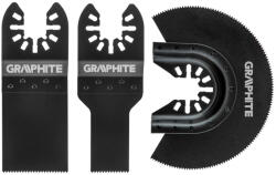 GRAPHITE Vágó lapok fához multifunkciós géphez 3db (56H070)