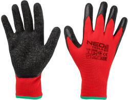 NEO TOOLS Munkakesztyű, latexbevonatú poliészter, 3121X, 8, Rendelési egység: 12db (97-645-8) - szerszamhaz