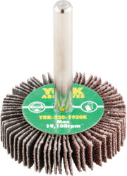 York - 40X10MM AL-OX LAMELLÁS CSAPOS CSISZOLÓKORONGP80-6MM SZÁRRAL (YRK2201920K)