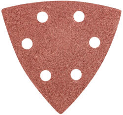 GRAPHITE Csiszolópapír tépőzáras delta 93x93mm, K80, lyukas, 5db, min. rendelés: 5cs (55H765) - szerszamhaz