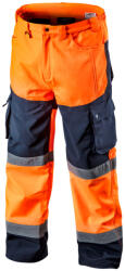 NEO TOOLS Láthatósági munkanadrág, softshell, narancssárga, XXXL (81-751-XXXL) - szerszamhaz